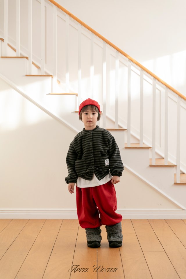 Apfel - Korean Children Fashion - #stylishchildhood - Popo Line Cardigan - 2