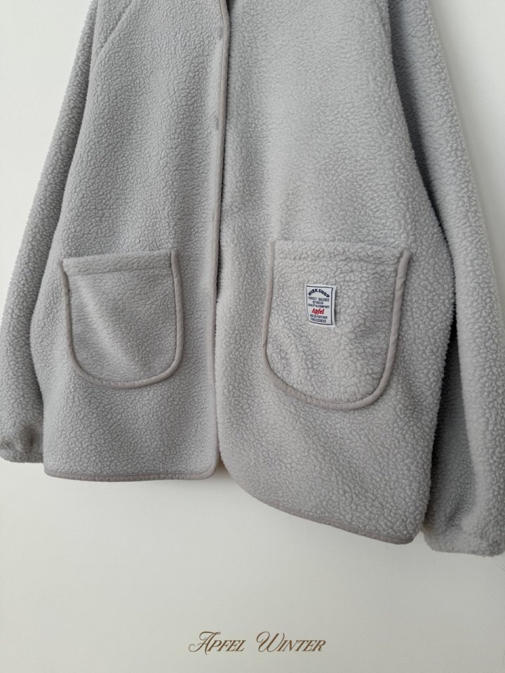 Apfel - Korean Women Fashion - #momslook - Bagel Fleece Jacket (Adult) - 9