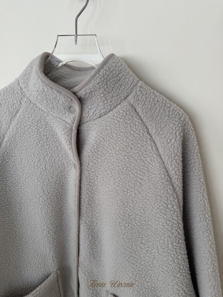 Apfel - Korean Women Fashion - #womensfashion - Bagel Fleece Jacket (Adult) - 8