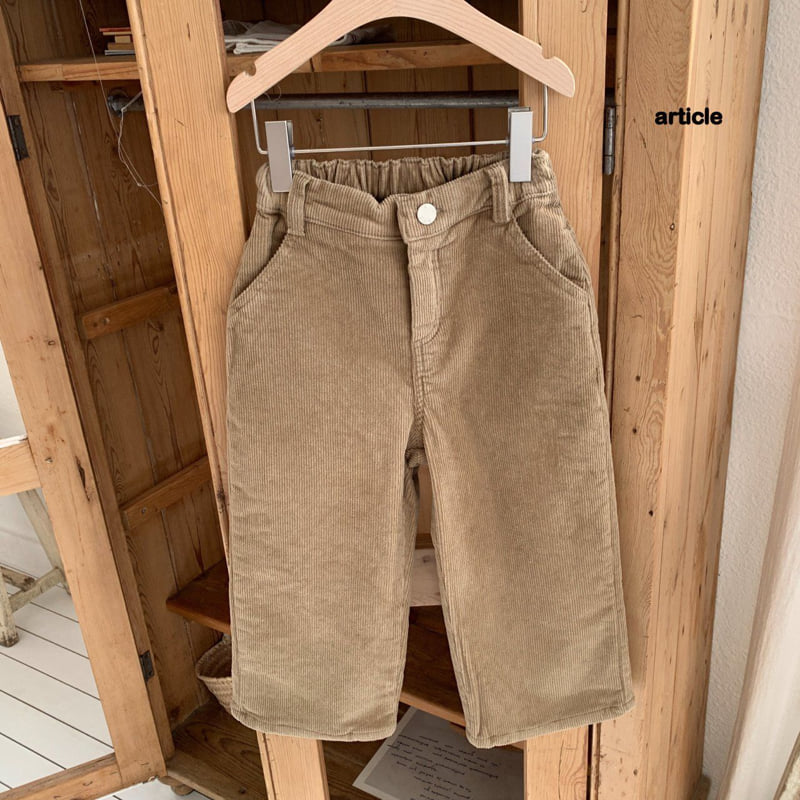 Article - Korean Children Fashion - #Kfashion4kids - Milk Corduroy Pants - 7