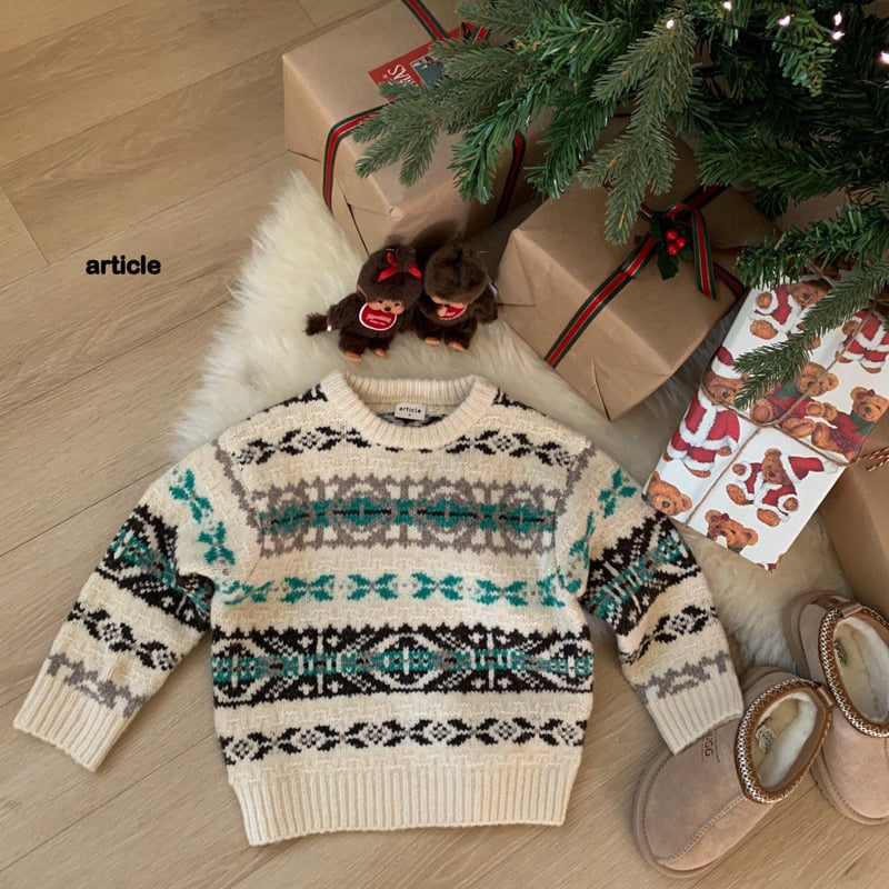 Article - Korean Children Fashion - #childofig - Palms Knit - 3
