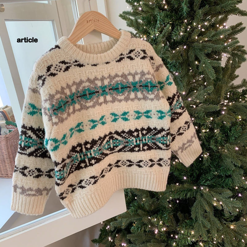 Article - Korean Children Fashion - #childofig - Palms Knit - 4