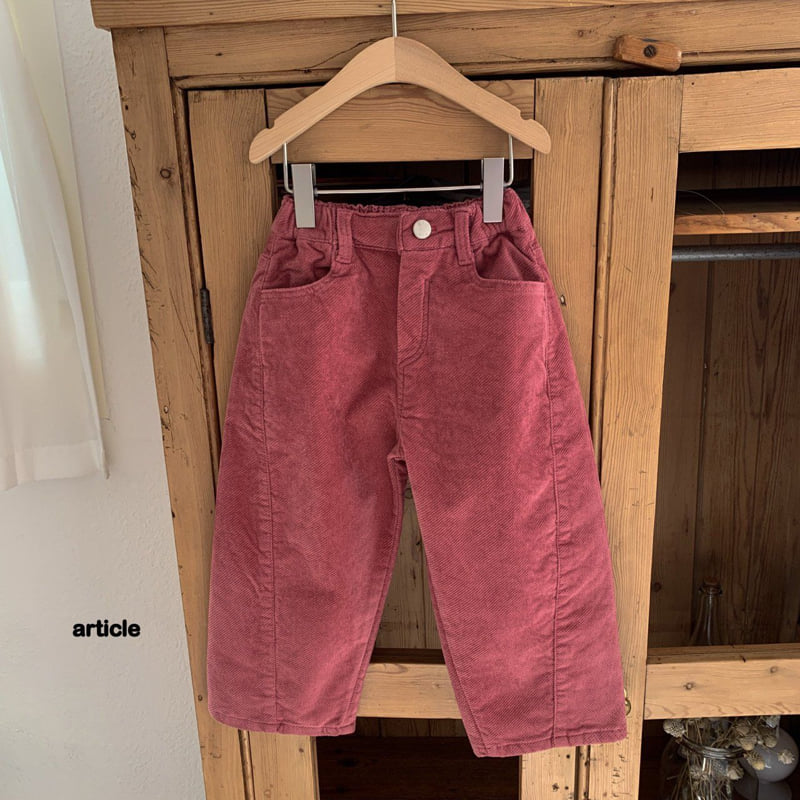 Article - Korean Children Fashion - #childofig - Stay Line Pants - 2