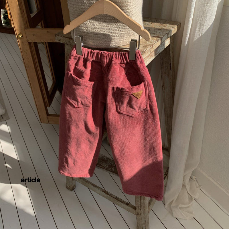 Article - Korean Children Fashion - #childofig - Stay Line Pants - 3