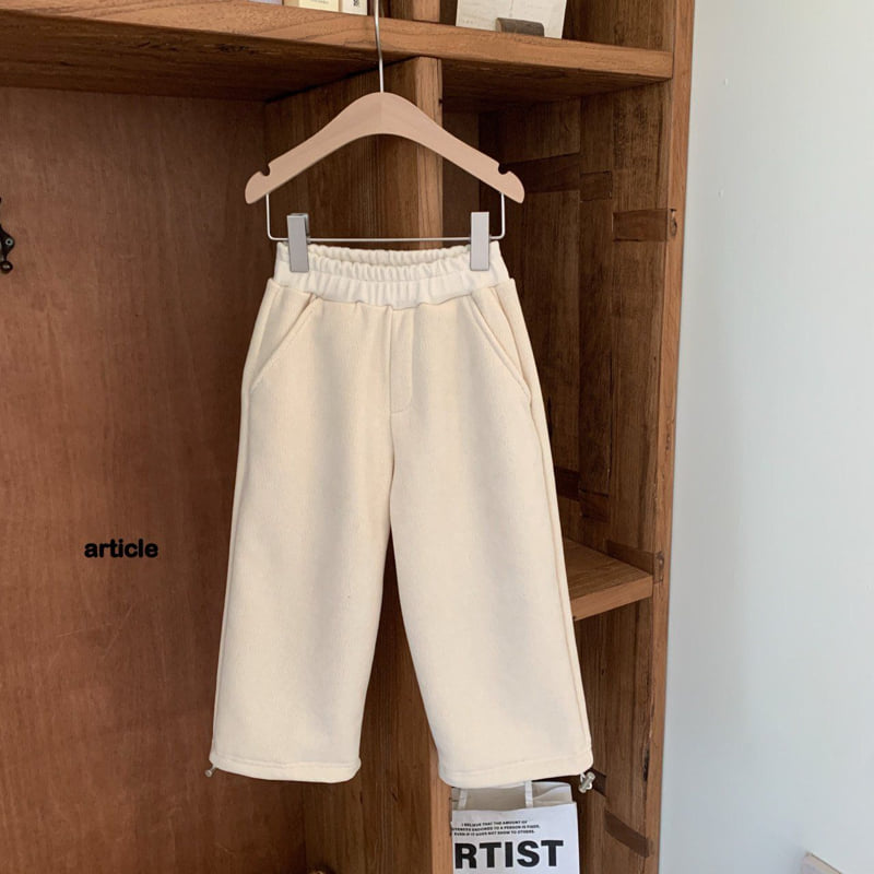 Article - Korean Children Fashion - #childofig - Winter Boa Pants - 2