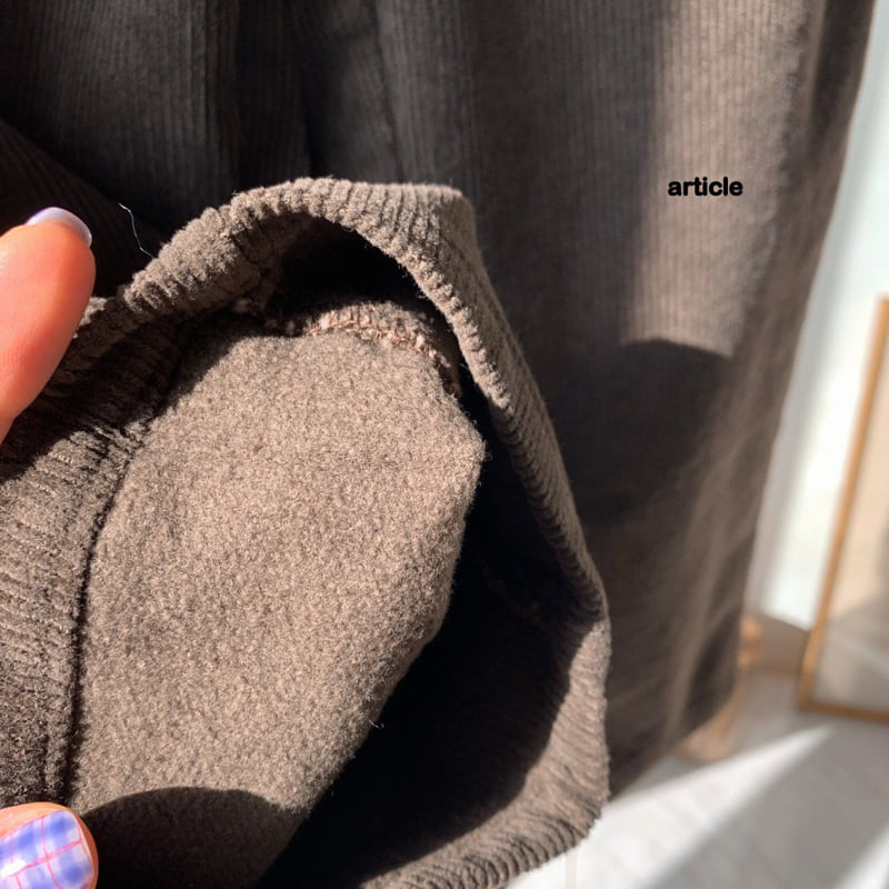 Article - Korean Children Fashion - #childofig - Vibe Curve Cord Pants - 8