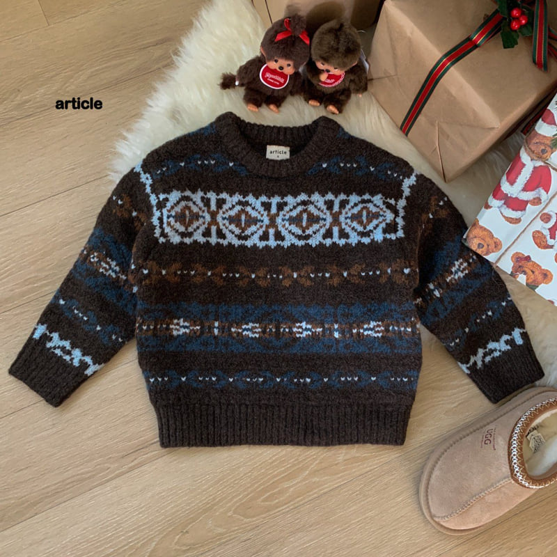 Article - Korean Children Fashion - #childrensboutique - Palms Knit - 5
