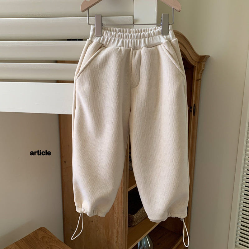 Article - Korean Children Fashion - #childrensboutique - Winter Boa Pants - 3