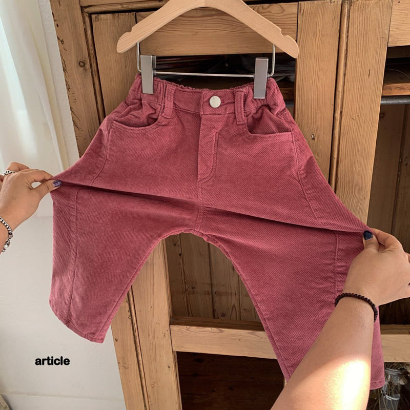 Article - Korean Children Fashion - #designkidswear - Stay Line Pants - 5