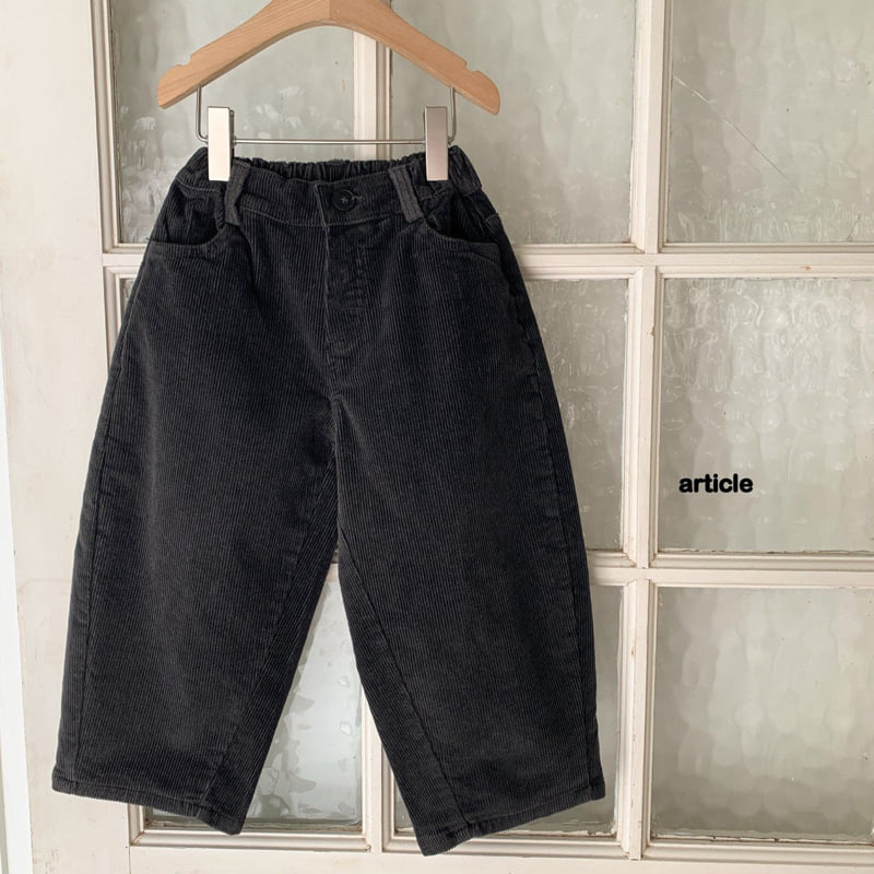 Article - Korean Children Fashion - #designkidswear - Vibe Curve Cord Pants - 10