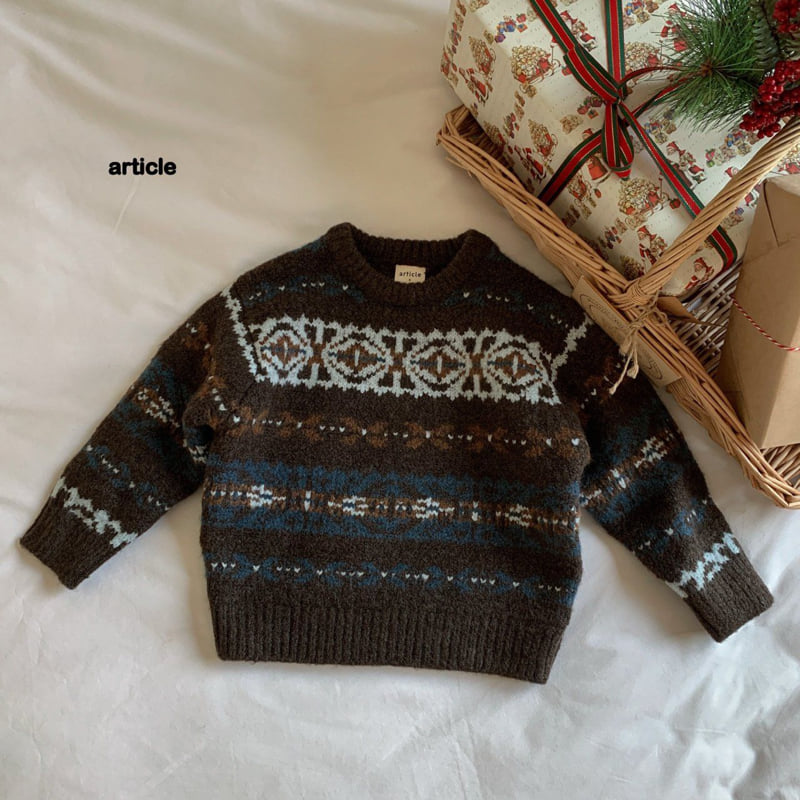 Article - Korean Children Fashion - #discoveringself - Palms Knit - 7