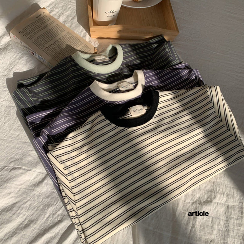 Article - Korean Children Fashion - #discoveringself - Coos Stripe Tee - 9