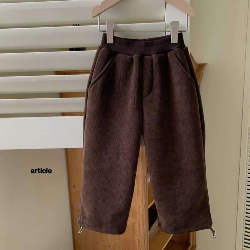Article - Korean Children Fashion - #fashionkids - Winter Boa Pants - 6