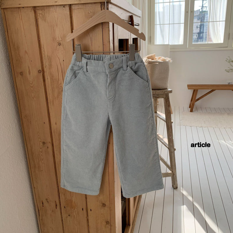 Article - Korean Children Fashion - #fashionkids - Milk Corduroy Pants - 4