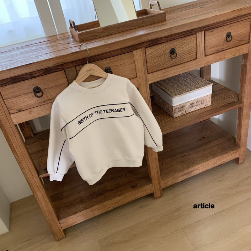 Article - Korean Children Fashion - #kidsshorts - Fleece Paapang Sweatshirt - 2