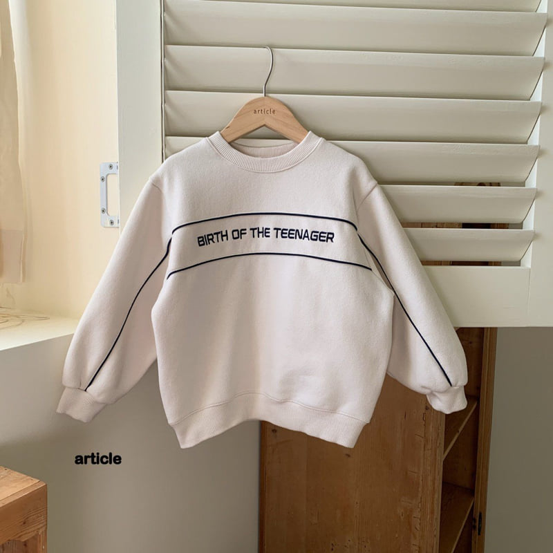Article - Korean Children Fashion - #kidsstore - Fleece Paapang Sweatshirt - 3