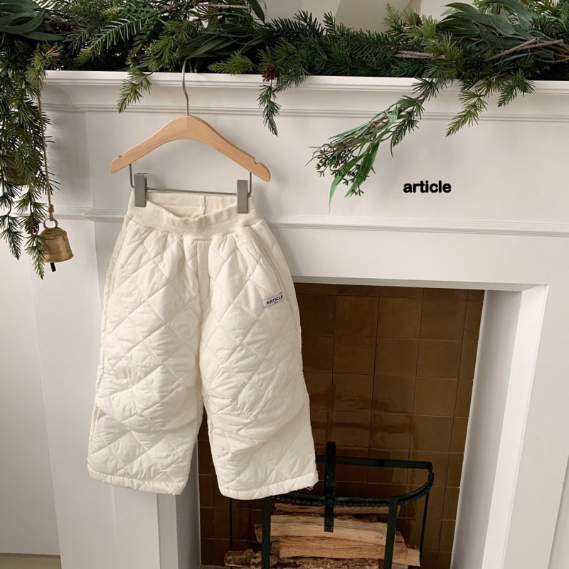 Article - Korean Children Fashion - #kidsstore - Quilted Parachute Pants - 2