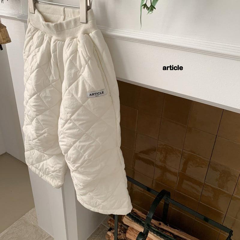 Article - Korean Children Fashion - #kidzfashiontrend - Quilted Parachute Pants - 3