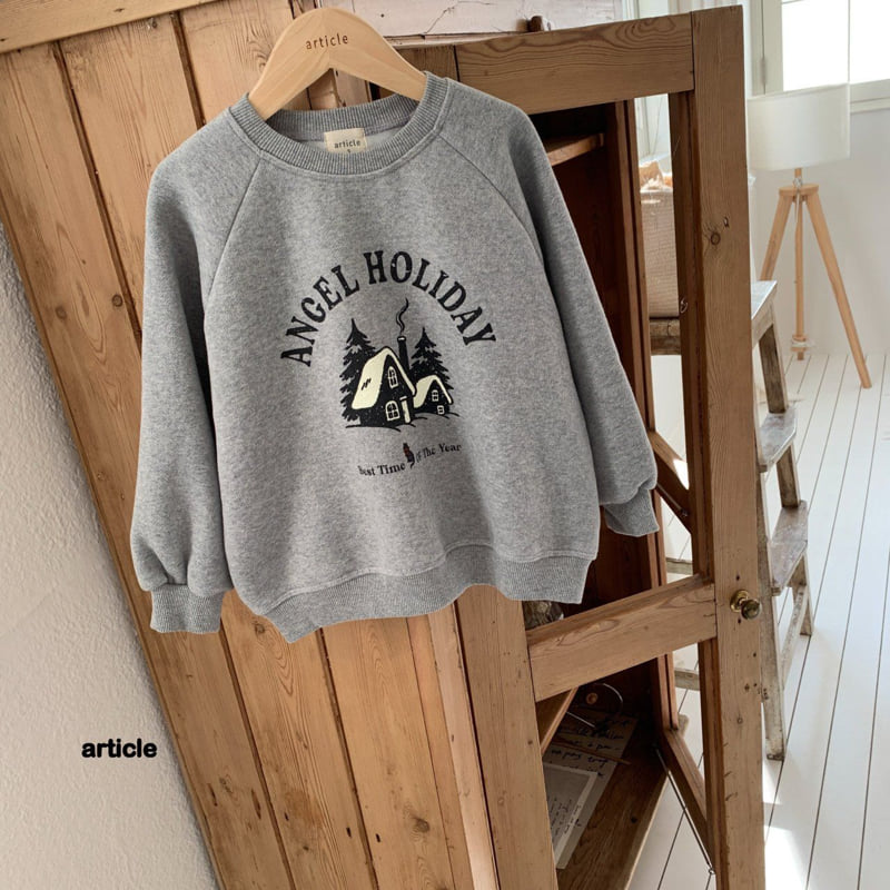 Article - Korean Children Fashion - #littlefashionista - Angel Fleece Sweatshirt - 2