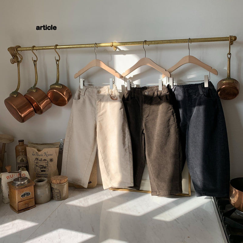 Article - Korean Children Fashion - #littlefashionista - Vibe Curve Cord Pants