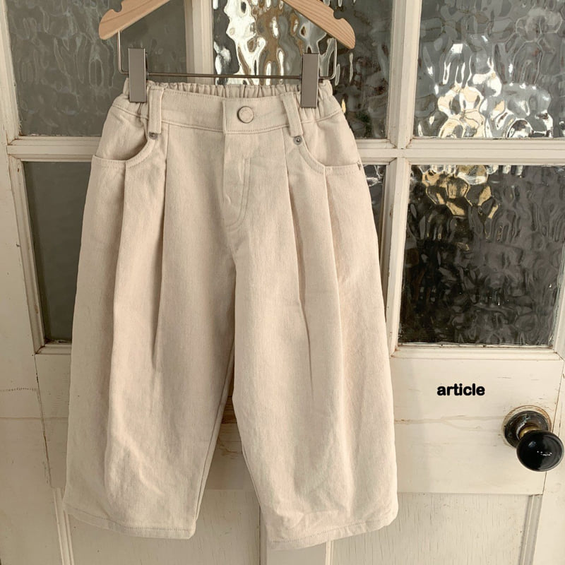 Article - Korean Children Fashion - #littlefashionista - Recto Two Tuck Pants - 4