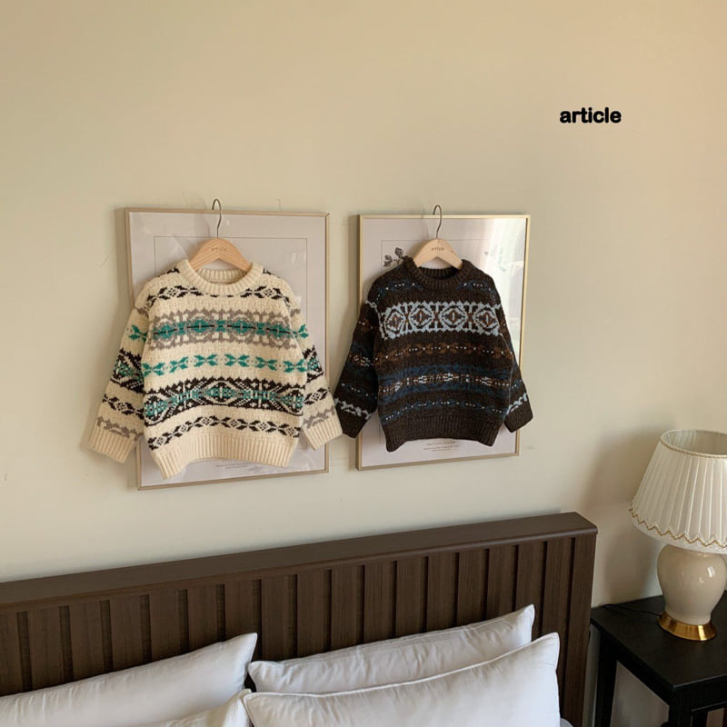 Article - Korean Children Fashion - #minifashionista - Palms Knit