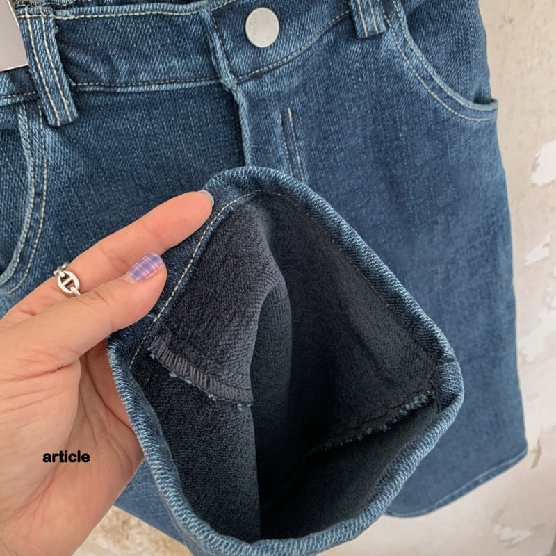 Article - Korean Children Fashion - #minifashionista - Bello Tone Denim Pants - 8