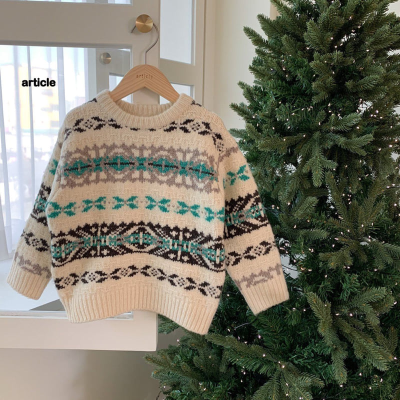 Article - Korean Children Fashion - #prettylittlegirls - Palms Knit - 2