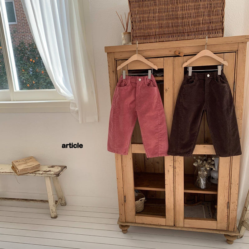 Article - Korean Children Fashion - #prettylittlegirls - Stay Line Pants