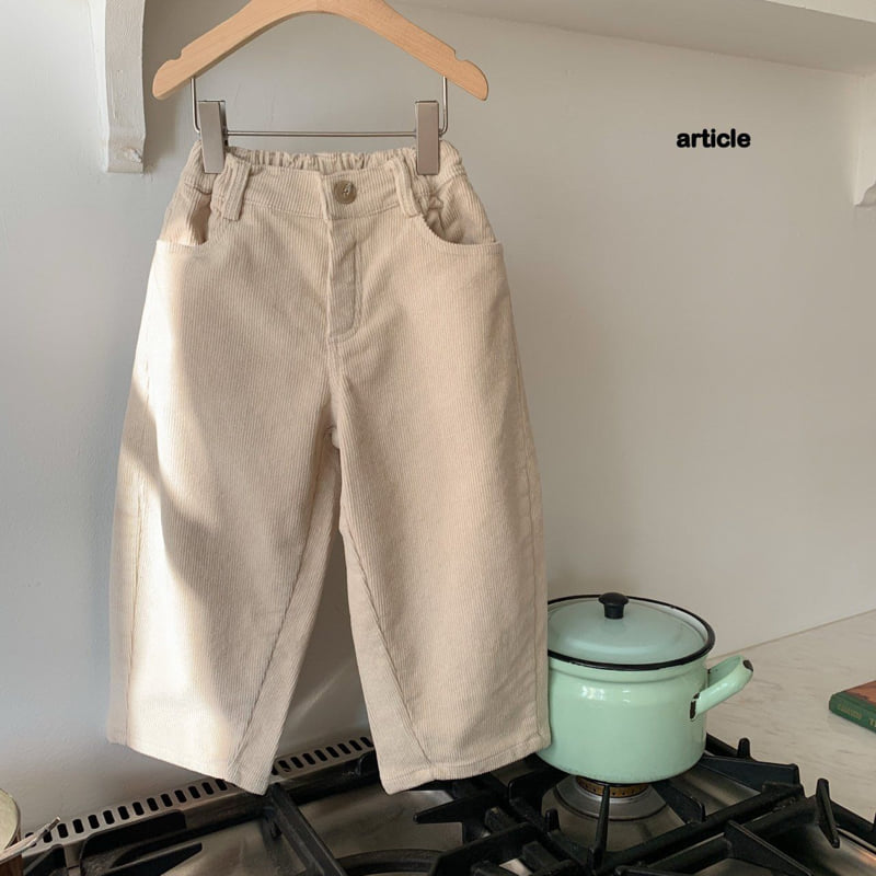 Article - Korean Children Fashion - #minifashionista - Vibe Curve Cord Pants - 4