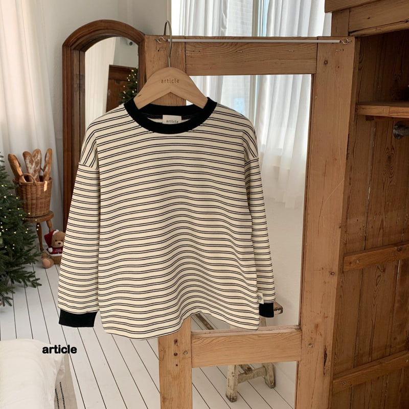 Article - Korean Children Fashion - #minifashionista - Coos Stripe Tee - 4