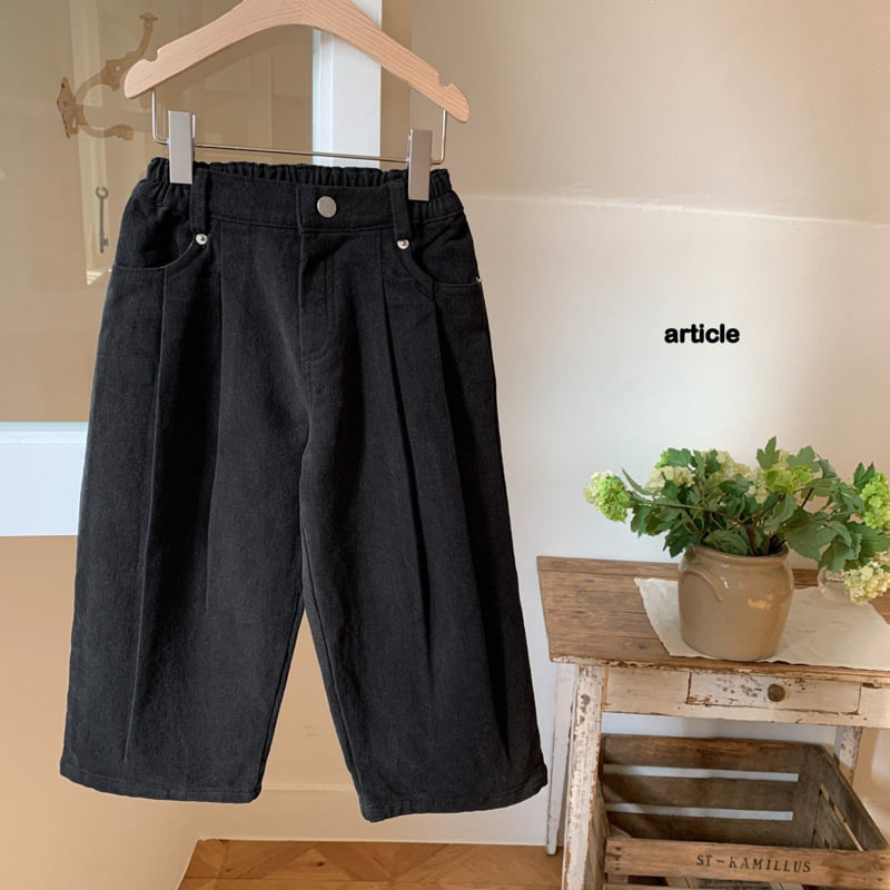 Article - Korean Children Fashion - #stylishchildhood - Recto Two Tuck Pants - 9