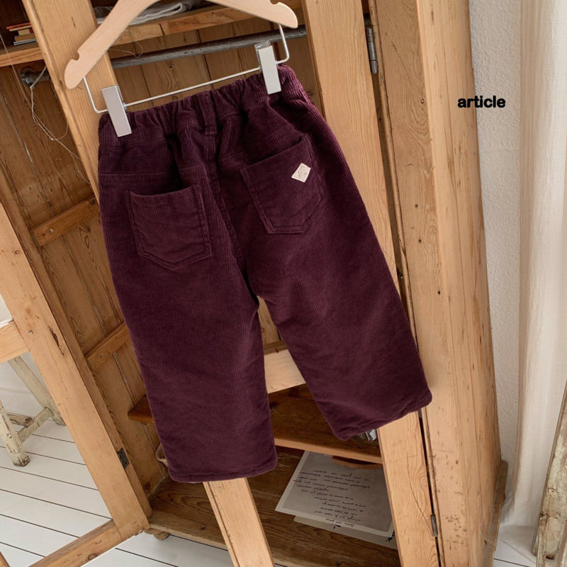 Article - Korean Children Fashion - #todddlerfashion - Milk Corduroy Pants - 12