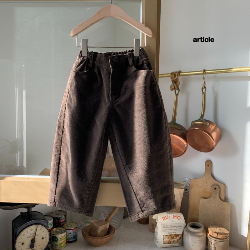 Article - Korean Children Fashion - #todddlerfashion - Vibe Curve Cord Pants - 5