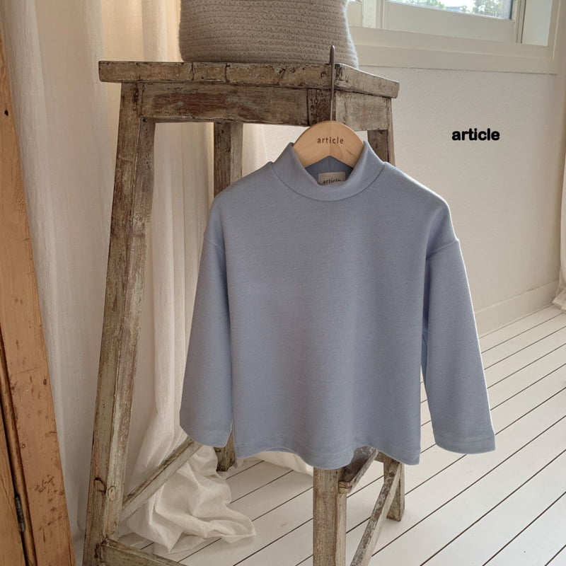 Article - Korean Children Fashion - #todddlerfashion - Smoothie Turtleneck Tee - 3