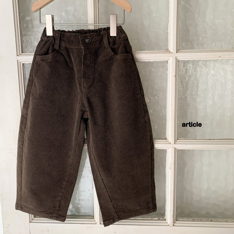 Article - Korean Children Fashion - #toddlerclothing - Vibe Curve Cord Pants - 6
