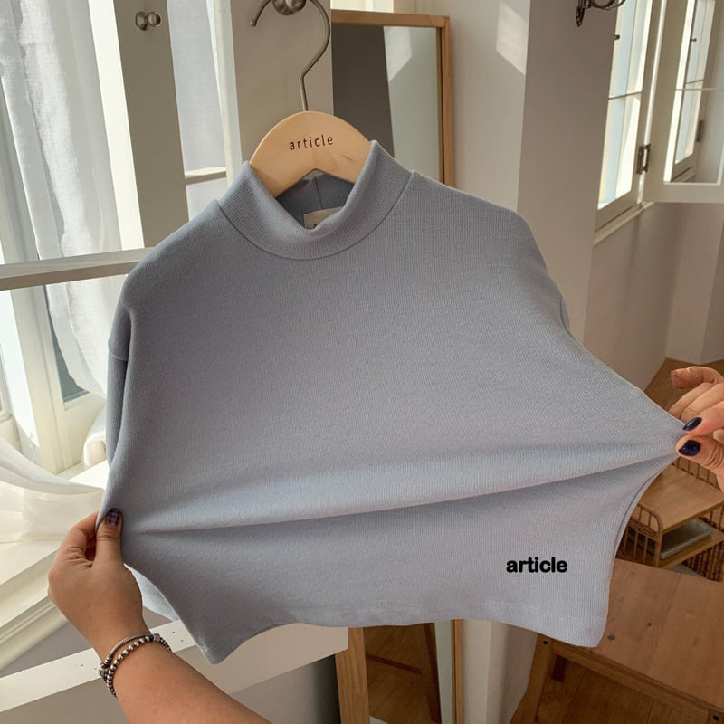 Article - Korean Children Fashion - #todddlerfashion - Smoothie Turtleneck Tee - 4