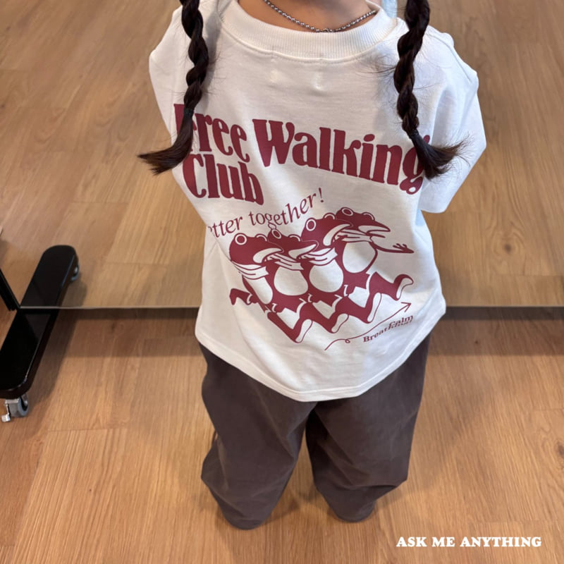 Ask Me Anything - Korean Children Fashion - #Kfashion4kids - Walking Tee - 2