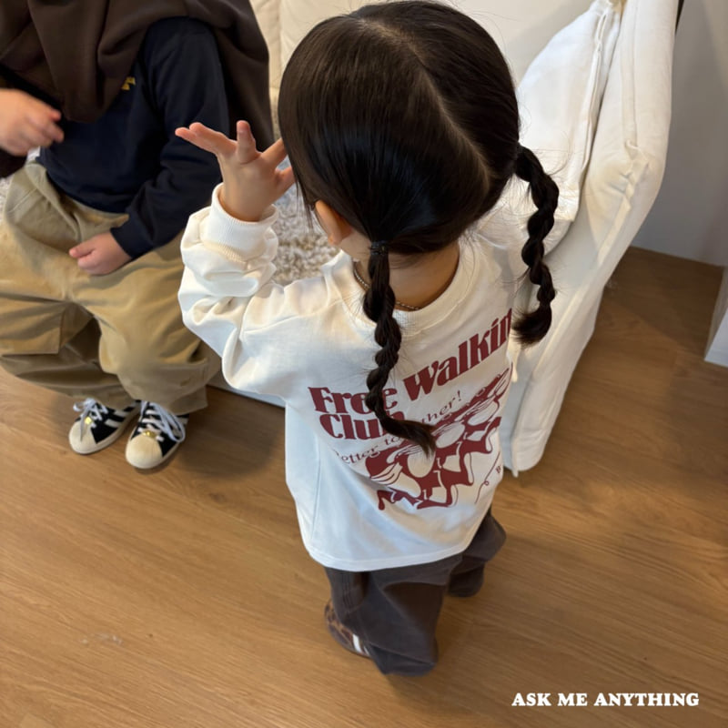 Ask Me Anything - Korean Children Fashion - #childofig - Walking Tee - 8