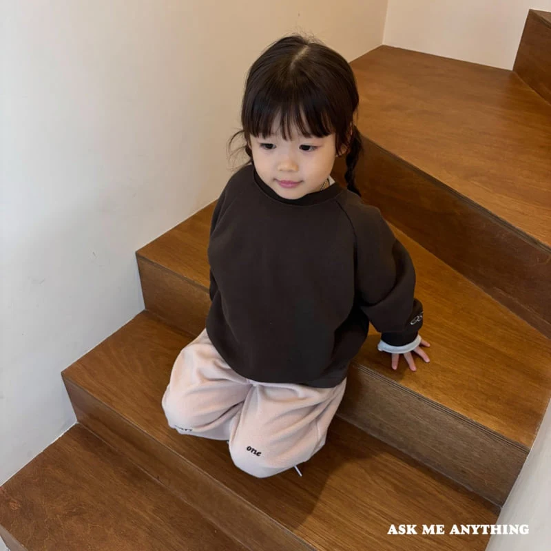 Ask Me Anything - Korean Children Fashion - #childofig - Mix Sweatshirt - 4