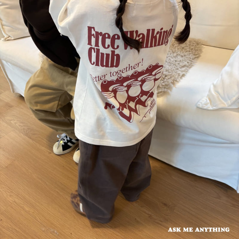 Ask Me Anything - Korean Children Fashion - #designkidswear - Walking Tee - 10