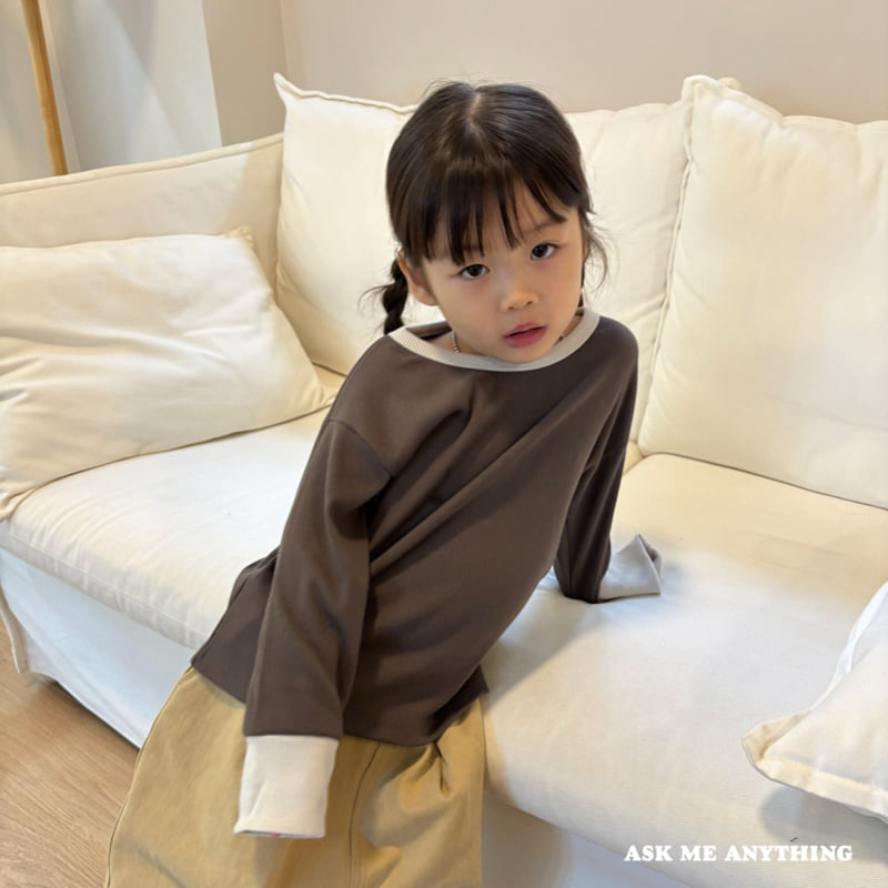 Ask Me Anything - Korean Children Fashion - #designkidswear - Chacha Ribbed Tee - 6
