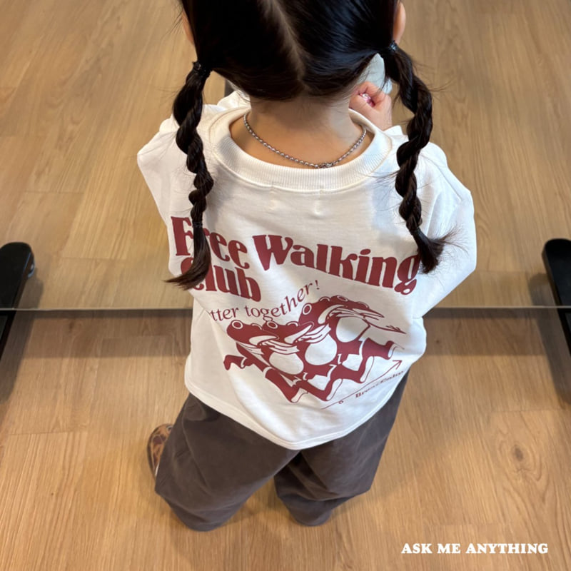 Ask Me Anything - Korean Children Fashion - #kidzfashiontrend - Walking Tee