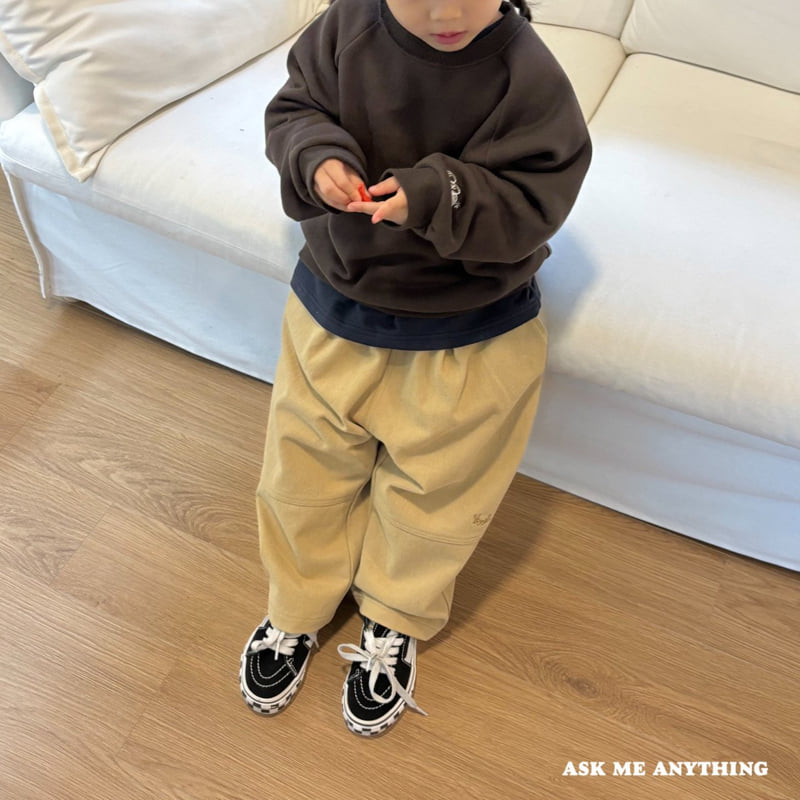 Ask Me Anything - Korean Children Fashion - #littlefashionista - Mix Sweatshirt - 12