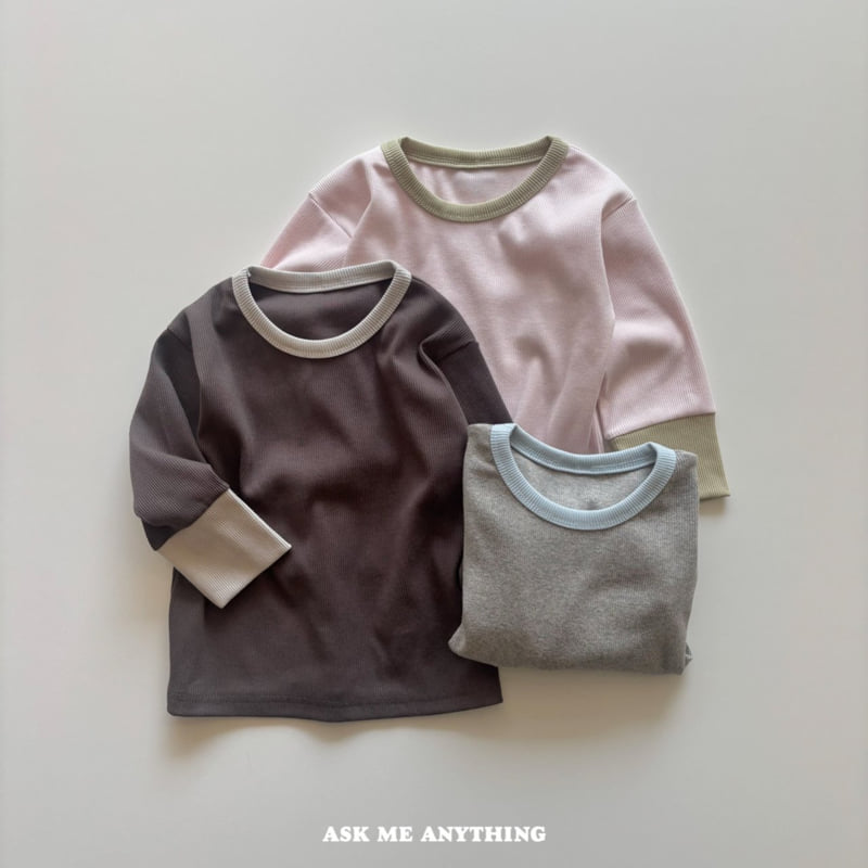 Ask Me Anything - Korean Children Fashion - #minifashionista - Chacha Ribbed Tee