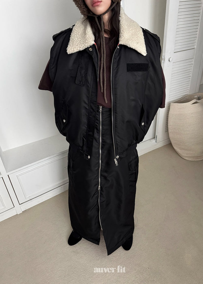 Auver_Fit - Korean Women Fashion - #womensfashion - Winter Fuzzy Vest - 4