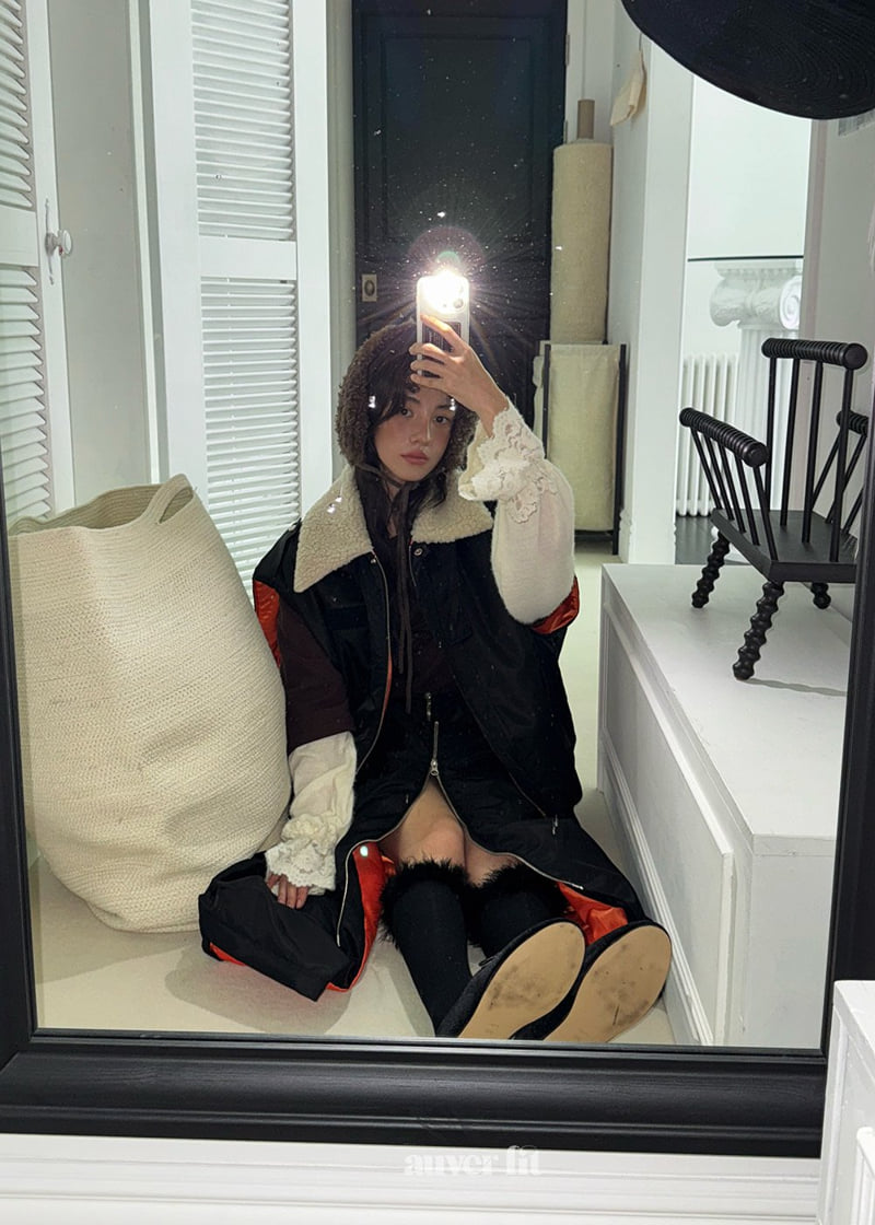 Auver_Fit - Korean Women Fashion - #momslook - Winter Fuzzy Vest - 6