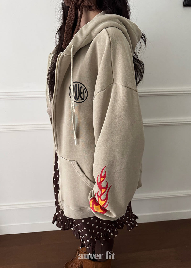 Auver_Fit - Korean Women Fashion - #momslook - Overpiece Hood Jacket - 8