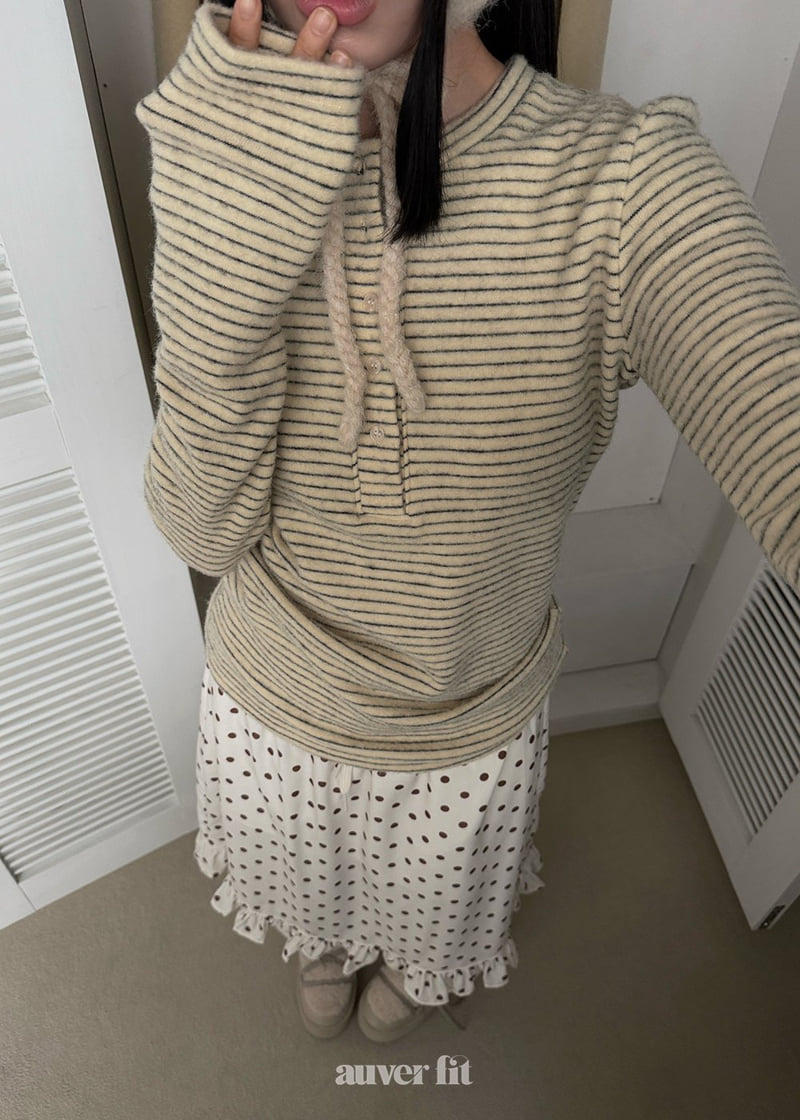 Auver_Fit - Korean Women Fashion - #momslook - Angora Tee - 6