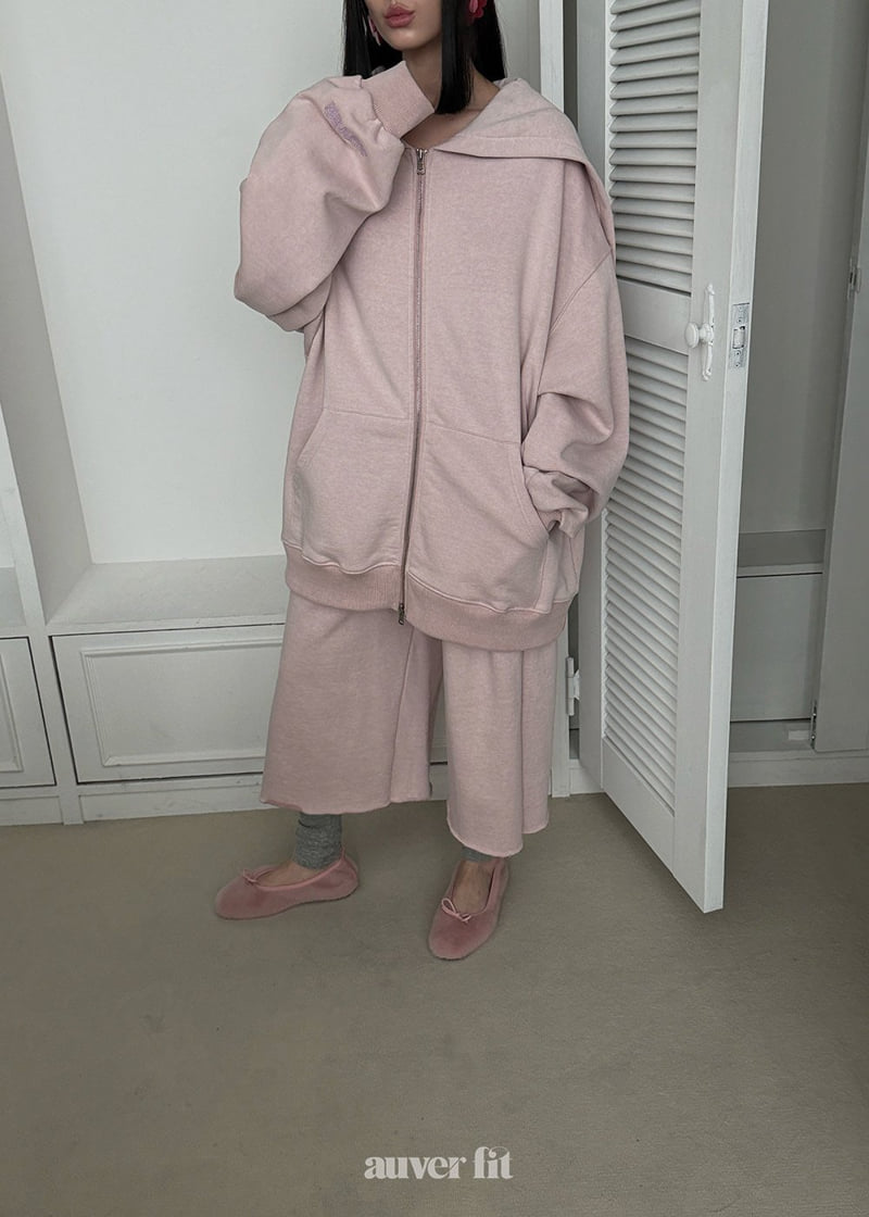 Auver_Fit - Korean Women Fashion - #momslook - Sailor Pig Hood Set - 2